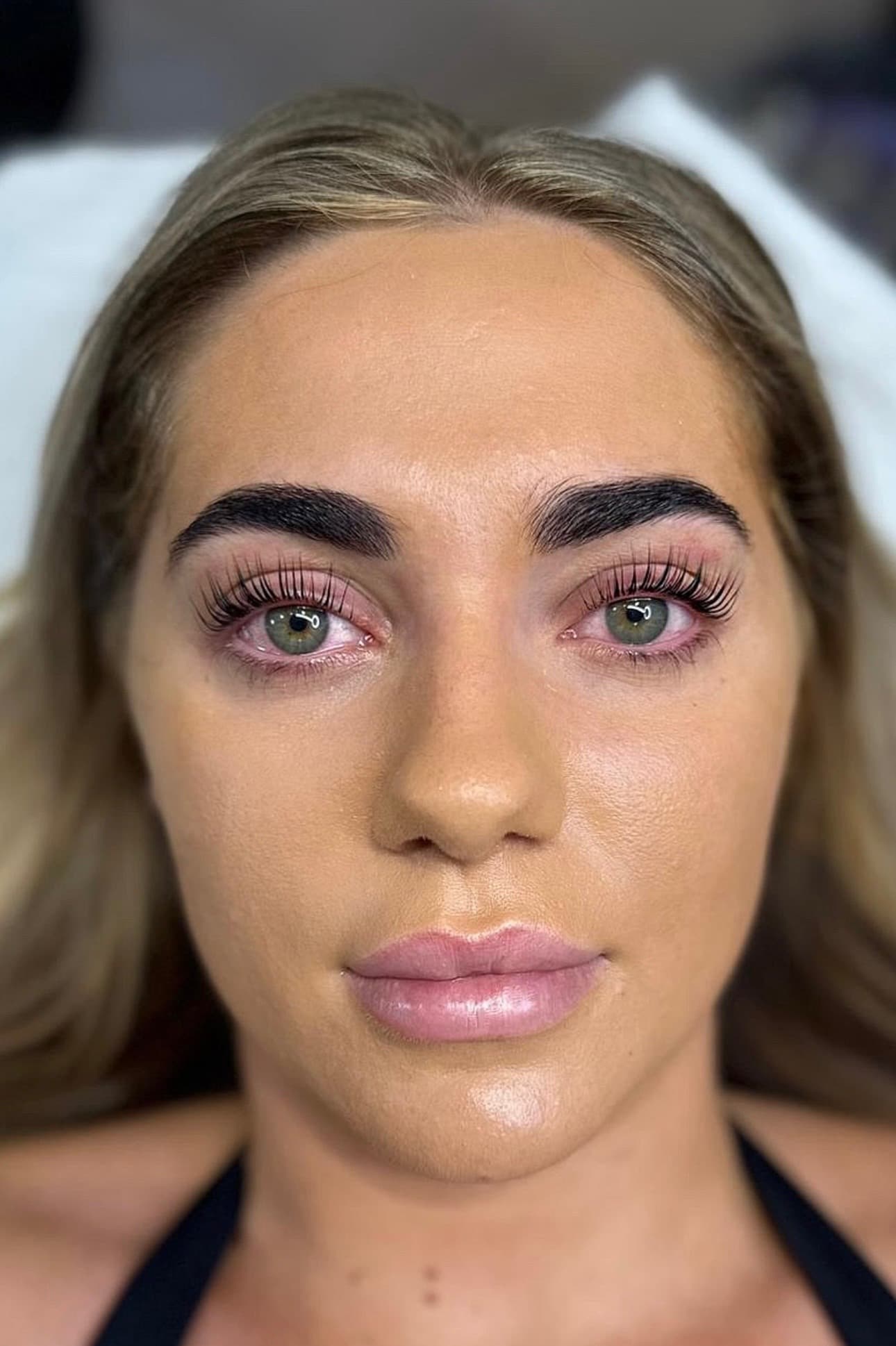 Korean lash lift result